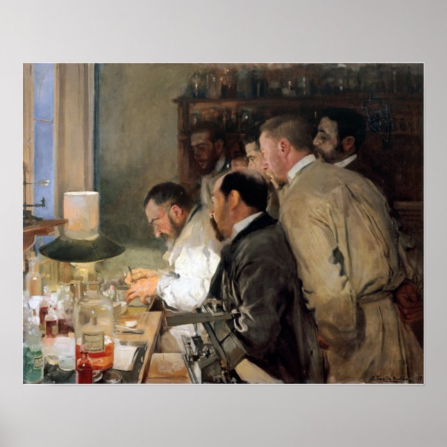 Poster Joaquín Sorolla y Bastida Research (Frente)