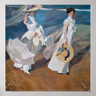 Poster Joaquin Sorolla Y Bastida - Rolamento do Mar