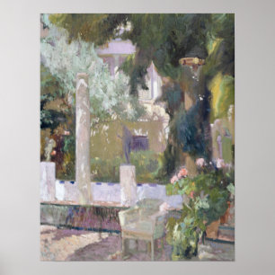 Poster Joaquín Sorolla y Bastida The Gardens