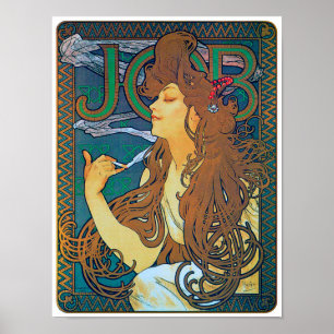 Poster JOB, Mucha