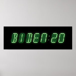 Poster Joe Biden 2020 Digital Clock