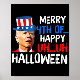 Poster Joe Biden 4 De Julho Confusa Feliz 4 De Ha