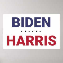 Poster Joe Biden and Kamala Harris (2020 US Election)