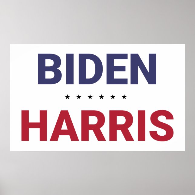 Poster Joe Biden and Kamala Harris (2020 US Election) (Frente)