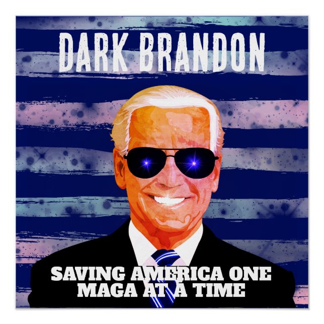 Pôster Joe Biden como Dark Brandon (Frente)