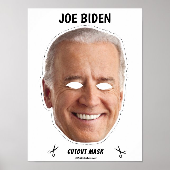 Poster JOE BIDEN Halloween Mask (Frente)