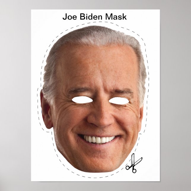 Pôster Joe Biden Halloween Mask (Frente)