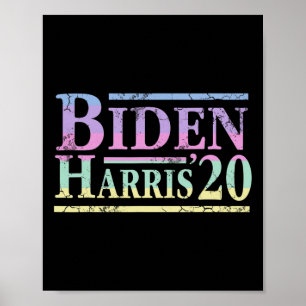 Poster Joe Biden Kamala Harris 2020 Anti-Trump Eleitoral