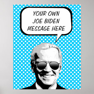 Poster Joe Biden Pensou Em Bolhas