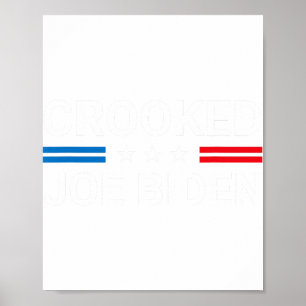 Poster Joe Biden Trump Cotação Chamada Joe Biden Croked