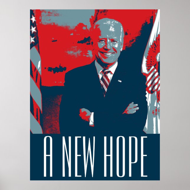 Poster Joe Biden UMA NOVA ESPERANÇA (Frente)