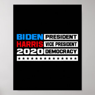 Poster Joe Biden Vice-Presidente Kamala Harris 2020