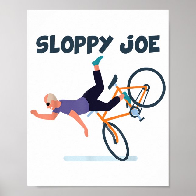Poster Joe Funny Biden Shirt Sloppy Joe Biden Funn (Frente)