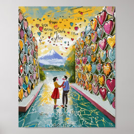 Poster Jogada Poética: Muro de Poesia do Amor Magnético