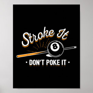 Poster Jogador Billiard - Apedrejado Não Aponta