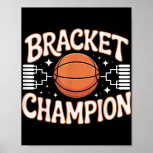 Poster Jogador campeão de basquete de jogador de basquete