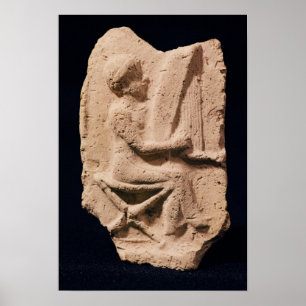 Pôster Jogador da harpa, 1830-1600 BC