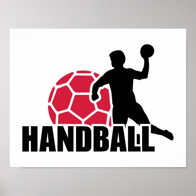 Poster Jogador de andebol (Frente)