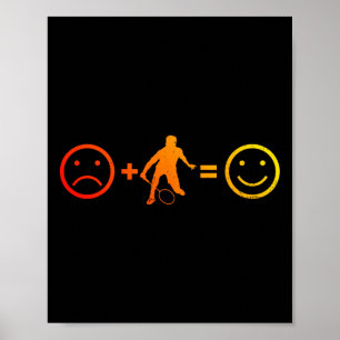 Poster Jogador de Badminton de Masculinos de Esquadrão