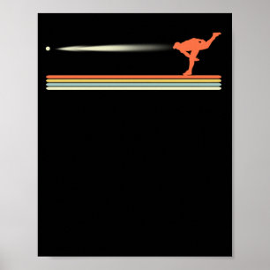Poster Jogador de basebol de Roupa de Pitcher