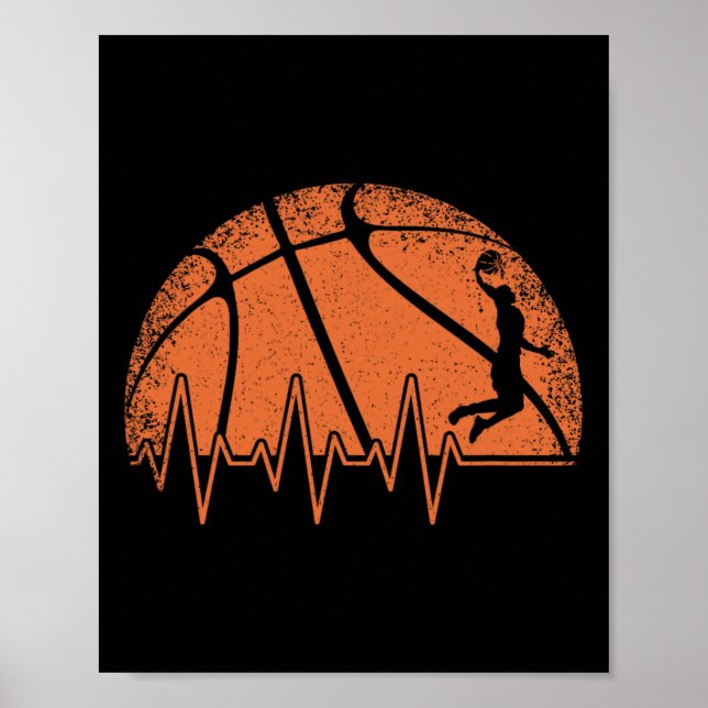 Poster Jogador de Basquete de Diversão (Frente)