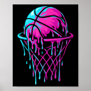 Poster Jogador De Basquete Para Meninas Jovens