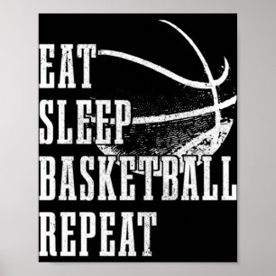 Poster Jogador de basquete repetitivo de basquete Caco