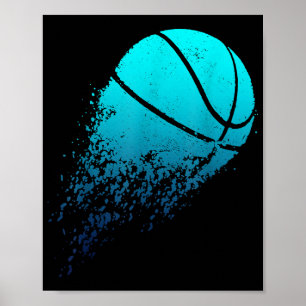 Poster Jogador de basquetebol bola Ventilador de bola
