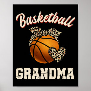 Poster Jogador de basquetebol da vovó Leopardo
