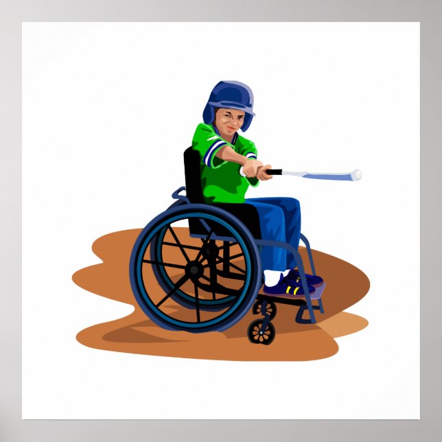 Poster Jogador de beisebol (Frente)