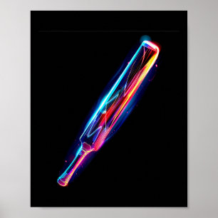 Poster Jogador de Cricket T Vector 3