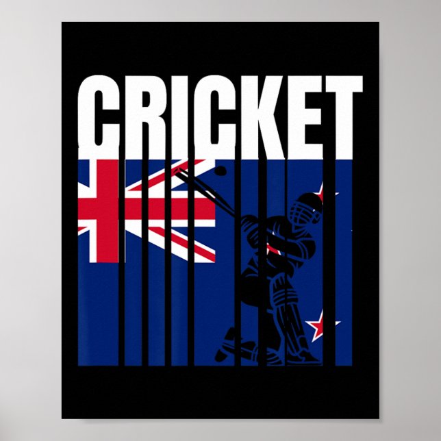 Poster Jogador de Críquete 4  (Frente)