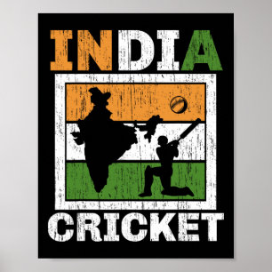 Poster Jogador de críquete da Índia Cricketer T e Ll Amor