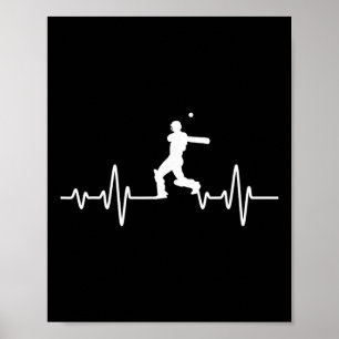 Poster Jogador de críquete Esporte Críquete Críquete