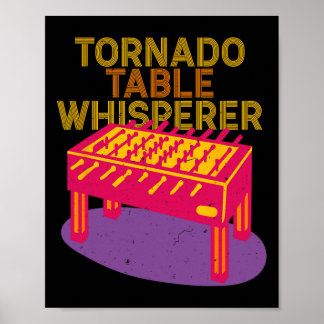 Poster Jogador de Foosll Tornado Table Whisperer