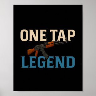 Poster Jogador de Fps Engraçado Cs Jogo em Primeira Pesso