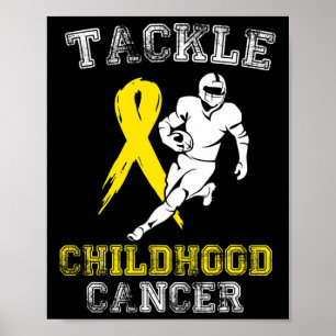 Poster Jogador de futebol discute a consciência do Cancer
