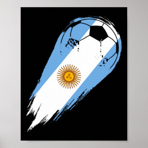 Poster Jogador de Futebol do Orgulho Argentina