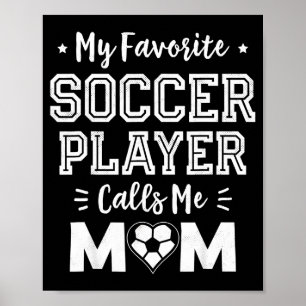 Poster Jogador de futebol favorito chama a mãe de doce mã