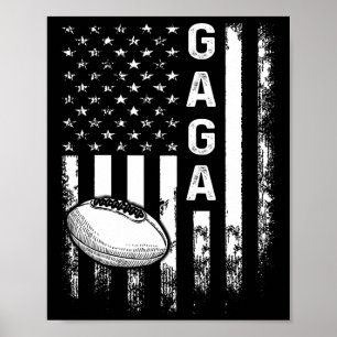 Poster Jogador de Futebol Gaga, América, Sinalizar Mulher