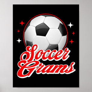 Poster Jogador de Futebol Grams Esporte