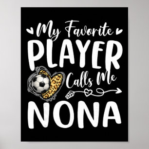 Poster Jogador de Futebol Meu Jogador Favorito Me Chama d