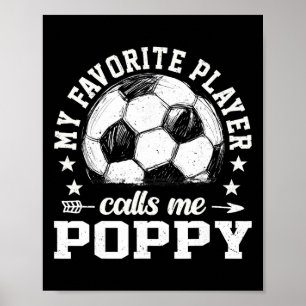 Poster Jogador de Futebol Meu Jogador Favorito Me Chama d