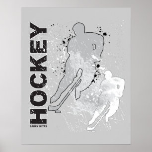 Poster Jogador de hóquei dobro da visão (homem)