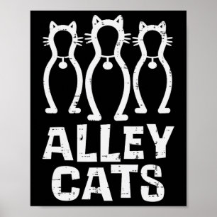 Poster Jogador De Humor De Bowler Da Equipe De Gatos De b