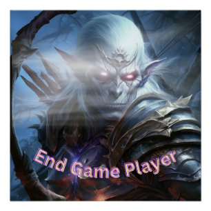 Pôster Jogador de Jogo Final
