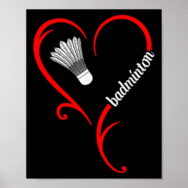 Poster Jogador de Tartaruga do Jogo Badminton Tocar (Frente)
