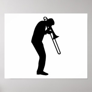Poster Jogador de Trombone