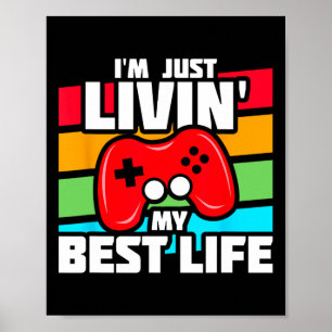 Poster Jogador De Vídeo - Consola De Pc Online Gaming - D