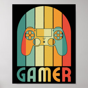 Poster Jogador De Videos games Para Jogadores De Jogo Pai